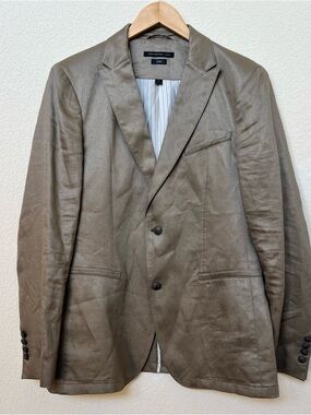 John Varvatos Linen Blazer - Size 38